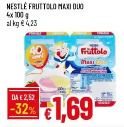 IperFamila Nestlé fruttolo maxi duo offerta