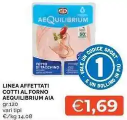 Mercatò Local Linea affettati cotti al forno aequilibrium AIA offerta