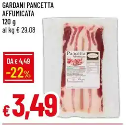 IperFamila Gardani pancetta affumicata offerta