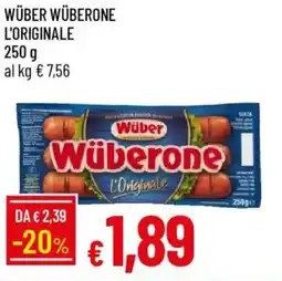 IperFamila Wüber wüberone l'originale offerta