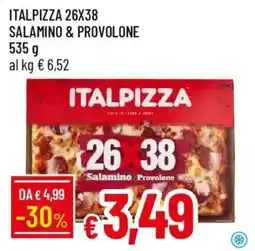 IperFamila Italpizza 26x38 salamino & provolone offerta
