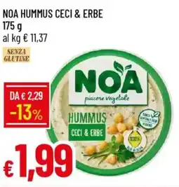 IperFamila Noa hummus ceci & erbe offerta