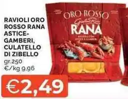 Mercatò Local Ravioli oro rosso rana astice gamberi, culatello di zibello offerta