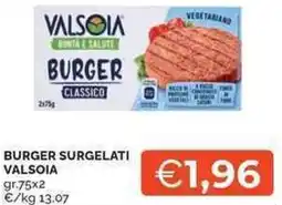 Mercatò Local Burger surgelati VALSOIA offerta