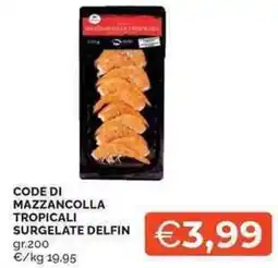 Mercatò Local Code di mazzancolla tropicali surgelate DELFIN offerta