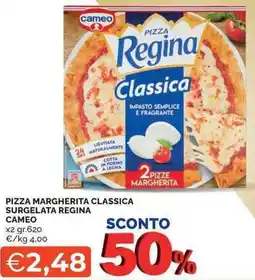 Mercatò Local Pizza margherita classica surgelata regina CAMEO offerta