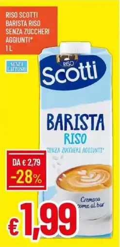 IperFamila Riso scotti barista riso senza zuccheri aggiunti offerta