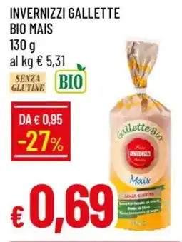 IperFamila Invernizzi gallette bio mais offerta