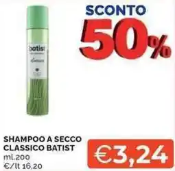 Mercatò Local Shampoo a secco classico BATIST offerta