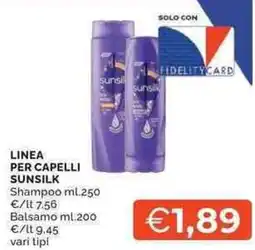 Mercatò Local LINEA PER CAPELLI SUNSILK offerta