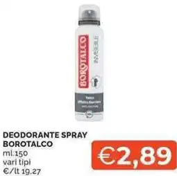 Mercatò Local Deodorante spray BOROTALCO offerta