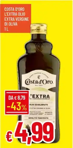 IperFamila Costa d'oro l'extra olio extra vergine di oliva offerta