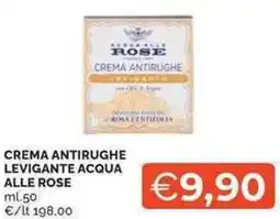 Mercatò Local Crema antirughe levigante acqua ALLE ROSE offerta