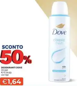 Mercatò Local Deodoranti DOVE offerta
