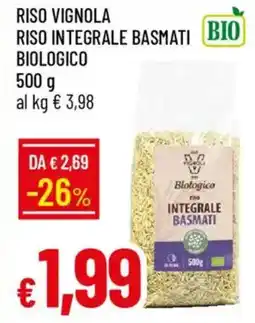 IperFamila Riso vignola riso integrale basmati biologico offerta