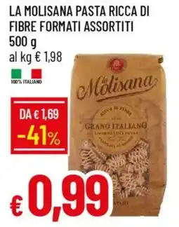 IperFamila La molisana pasta ricca di fibre formati assortiti offerta