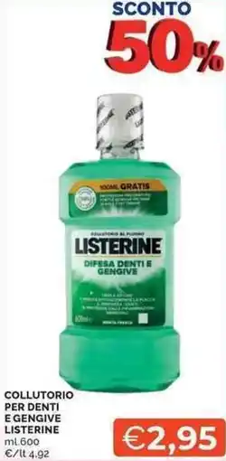 Mercatò Local Collutorio per denti egengive LISTERINE offerta