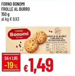 IperFamila Forno bonomi frolle al burro offerta