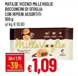 IperFamila Matilde vicenzi millevoglie bocconcini di sfoglia con ripieni assortiti offerta