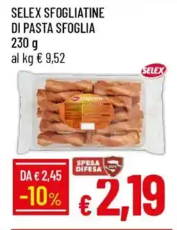 IperFamila Selex sfogliatine di pasta sfoglia offerta