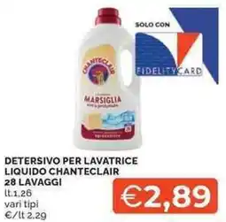 Mercatò Local Detersivo per lavatrice liquido CHANTECLAIR offerta