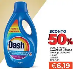 Mercatò Local Detersivo per lavatrice liquido DASH offerta