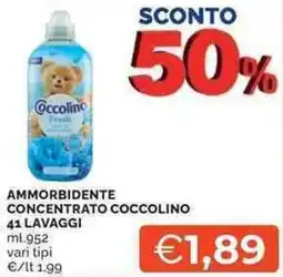 Mercatò Local Ammorbidente concentrato COCCOLINO offerta