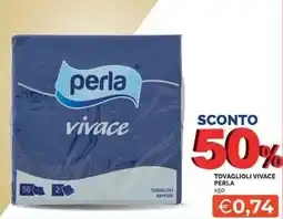 Mercatò Local Tovaglioli vivace PERLA offerta