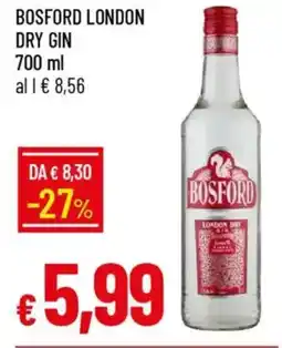 IperFamila Bosford london dry gin offerta