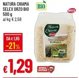 IperFamila Natura chiama selex orzo bio offerta