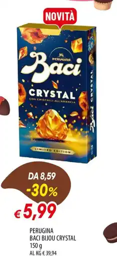 IperFamila Perugina baci bijou crystal offerta