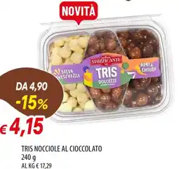 IperFamila Tris nocciole al cioccolato offerta