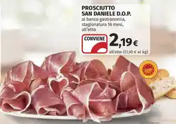 Coop Prosciutto san daniele d.o.p. offerta
