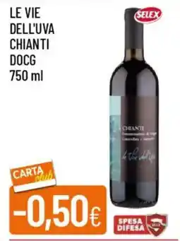 IperFamila Le vie dell'uva chianti docg offerta