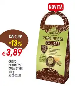 IperFamila Crispo pralinesse dubai style offerta
