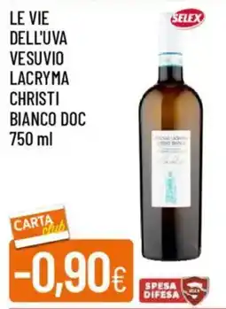 IperFamila Le vie dell'uva vesuvio lacryma christi bianco doc offerta