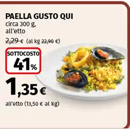 Coop PAELLA GUSTO QUI offerta