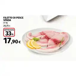 Coop FILETTO DI PESCE SPADA offerta