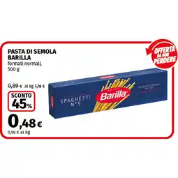 Coop PASTA DI SEMOLA BARILLA offerta