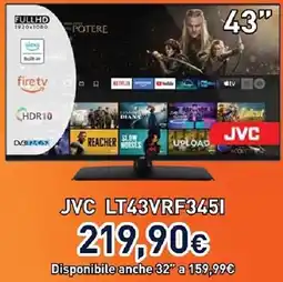Unieuro JVC LT43VRF3451 offerta