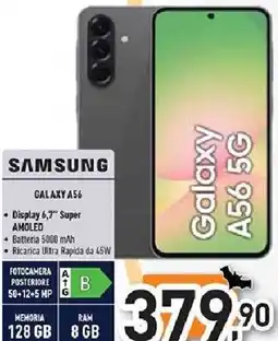 Unieuro SAMSUNG GALAXY A56 offerta
