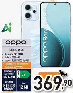 Unieuro oppo RENO14 FS 5G offerta
