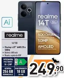 Unieuro realme 14T 5G offerta