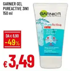 IperFamila Garnier gel pureactive 3in1 offerta