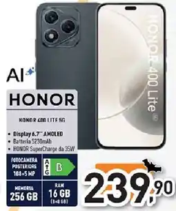 Unieuro HONOR 400 Lite 5G offerta