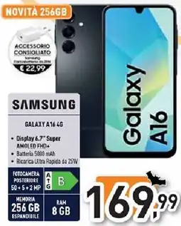 Unieuro SAMSUNG GALAXY A16 4G offerta