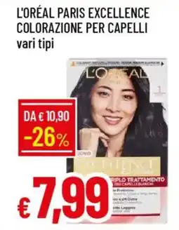 IperFamila L'oréal paris excellence colorazione per capelli offerta