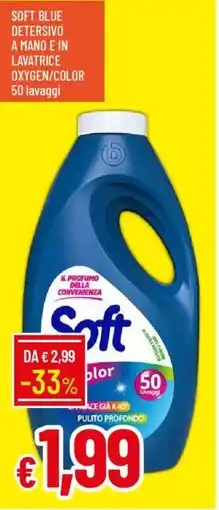 IperFamila Soft blue detersivo a mano e in lavatrice oxygen/color offerta