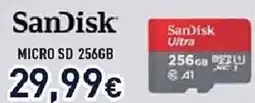 Unieuro SanDisk MICRO SD 256GB offerta