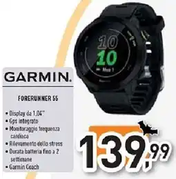 Unieuro GARMIN. FORERUNNER 55 offerta